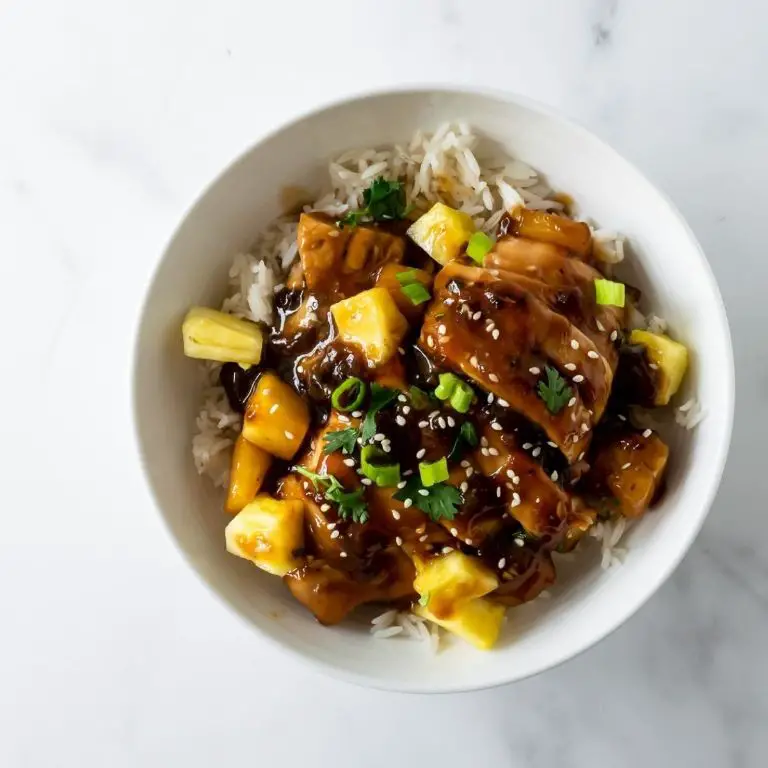 Little Bit Juicy Pineapple Teriyaki Chicken