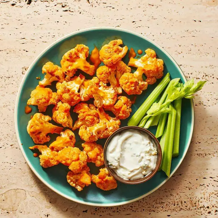 Little Bit Spicy Buffalo Cauliflower Bites