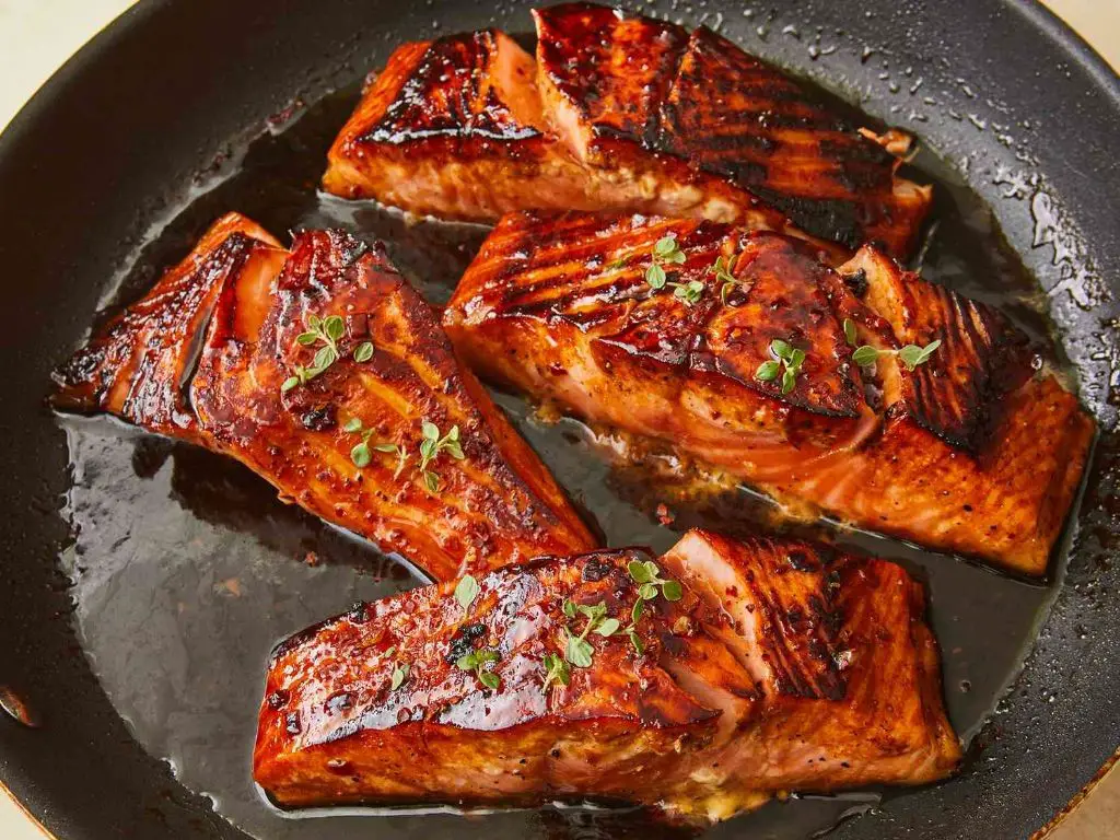 Little Bit Sweet Honey Glazed Salmon