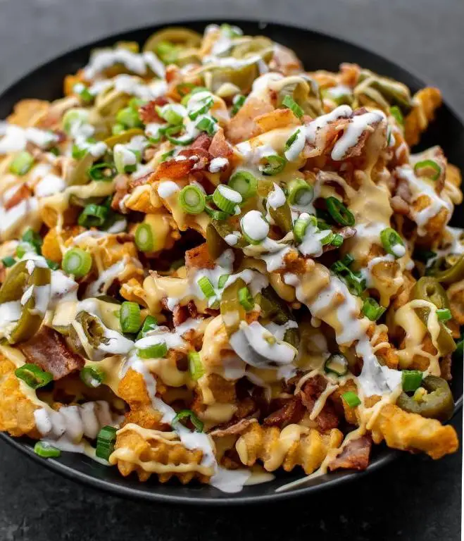 Loaded Bacon and Cheddar Cheese Fries