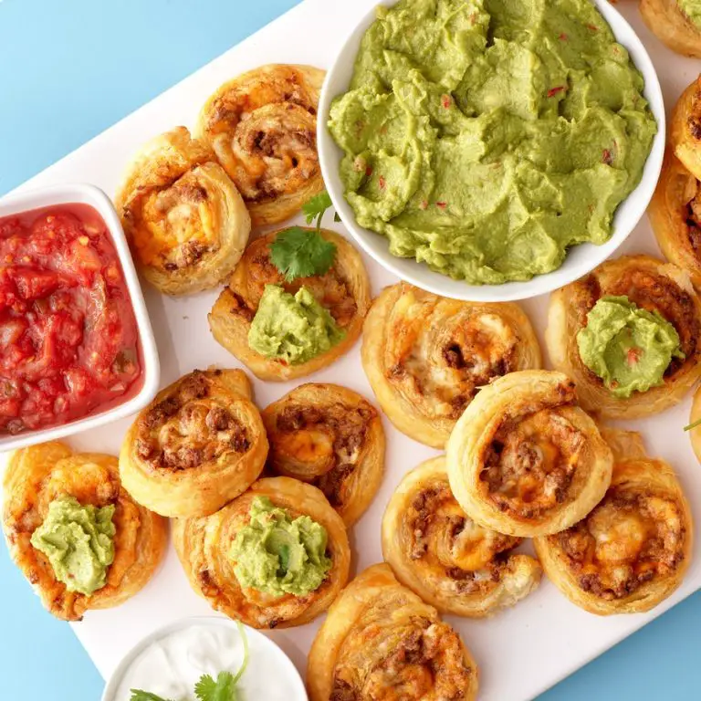 Loaded Guacamole Taco Pinwheels