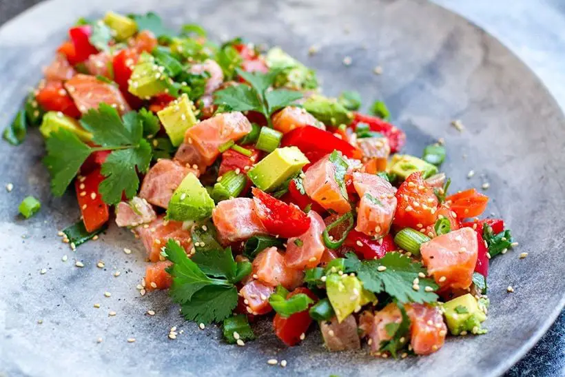 Lomi Lomi Salmon Salad