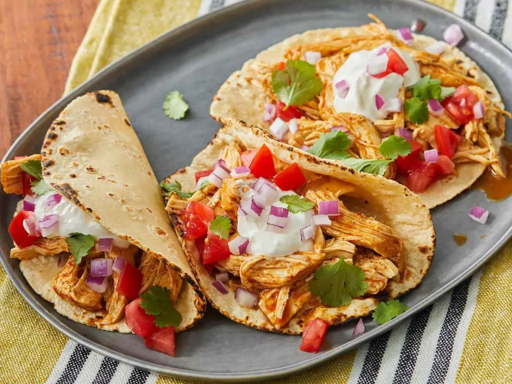 Low Fat Slow Cooker Chicken Tacos