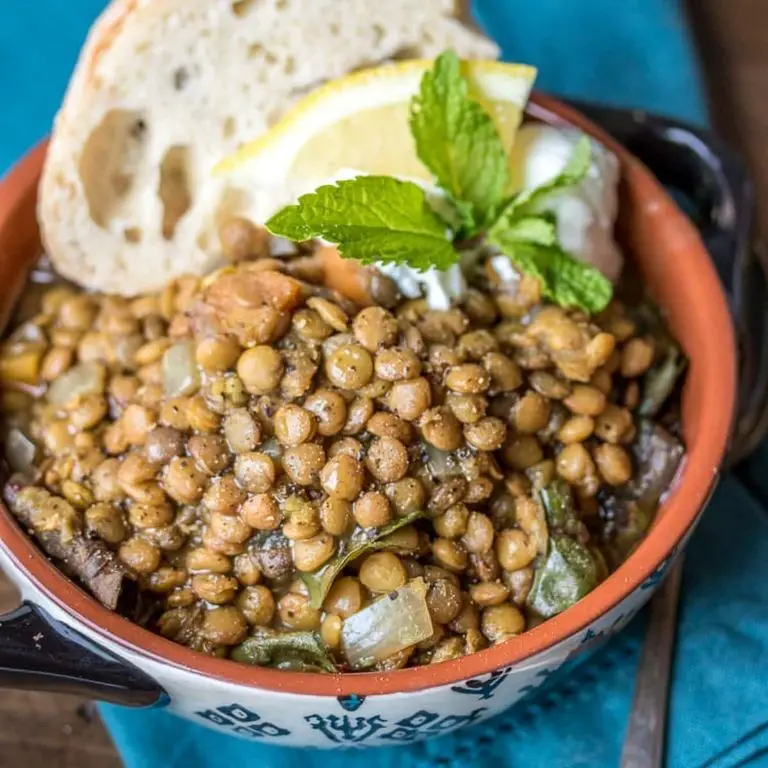 Low Fat Slow Cooker Moroccan Lentils