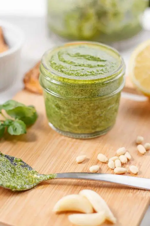 Low Sodium Basil Pesto Dressing