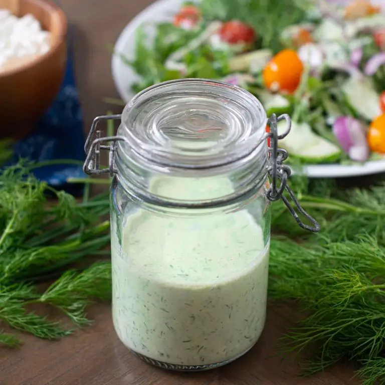 Low-Fat Green Goddess Dressing with Cottage Cheese