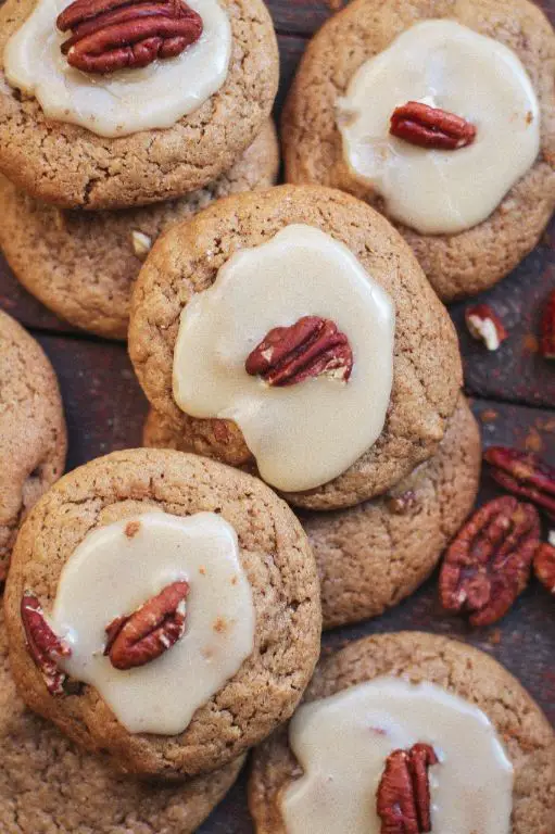 Maple Pecan No Eggs Cookies