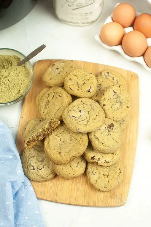 Matcha Green Tea Air Fryer Cookies