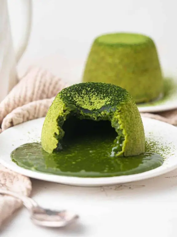 Matcha Green Tea Cake Fondant