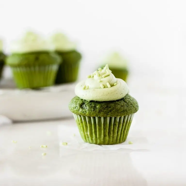 Matcha Green Tea Mini Cupcakes
