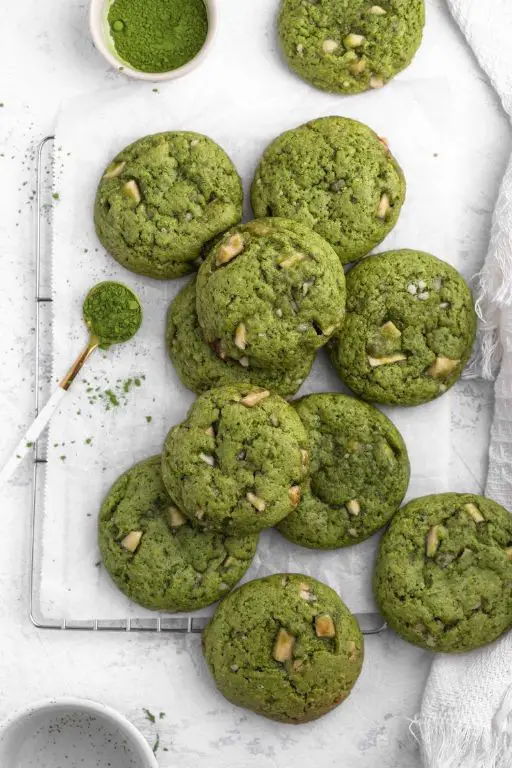 Matcha Green Tea No Eggs Cookies