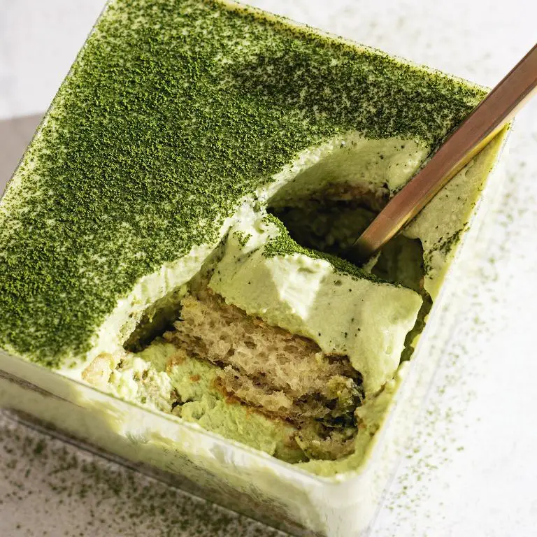 Matcha Green Tea Tiramisu for a Unique Twist