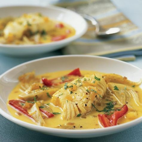 Mediterranean Fish Stew with Saffron and Fennel