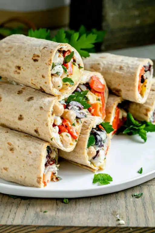 Mediterranean Lavash Roll-Ups