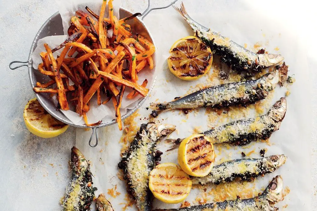 Mediterranean Stuffed Sardines with Pine Nuts and Raisins