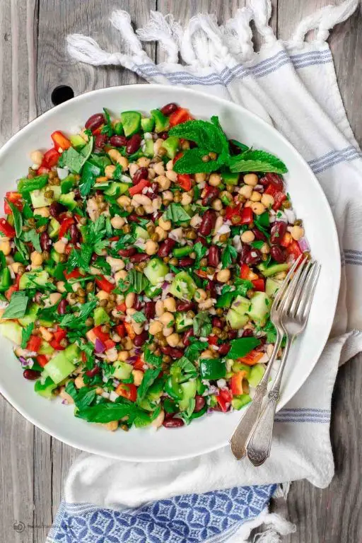 Mediterranean Three-Bean Salad