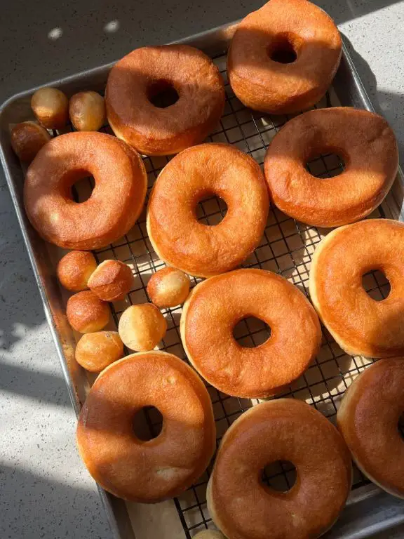 Mesquite Flour Donuts with Cinnamon Glaze