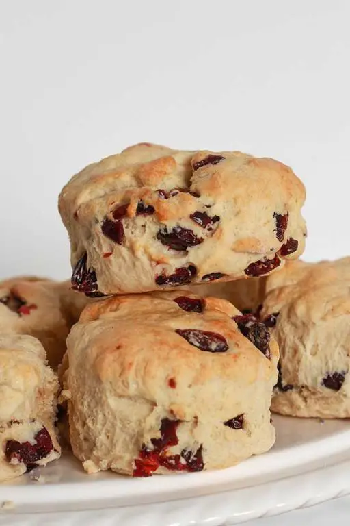 Mesquite Flour Scones with Dried Cranberries