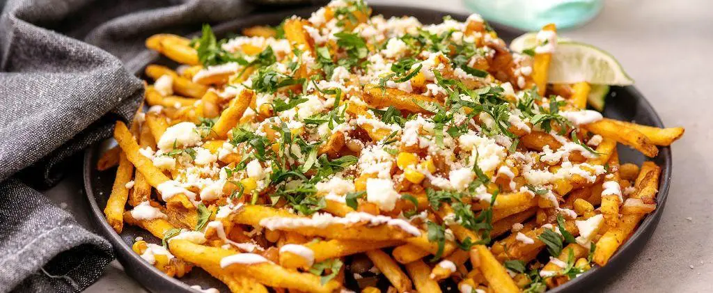Mexican Street Corn Cheese Fries