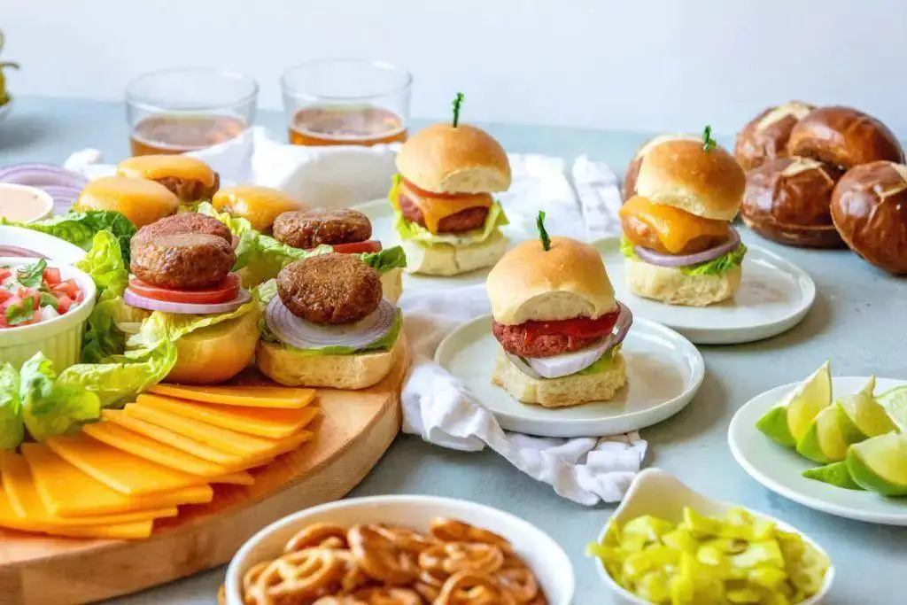Mini Burgers with Creative Toppings