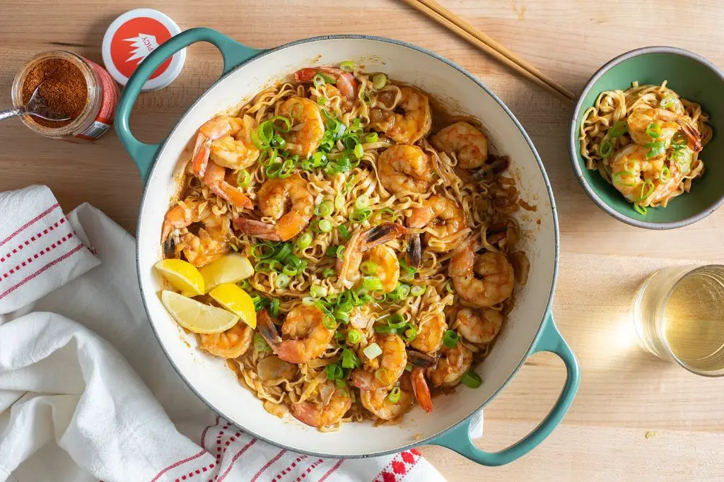 Momofuku Ramen with Shrimp Tempura