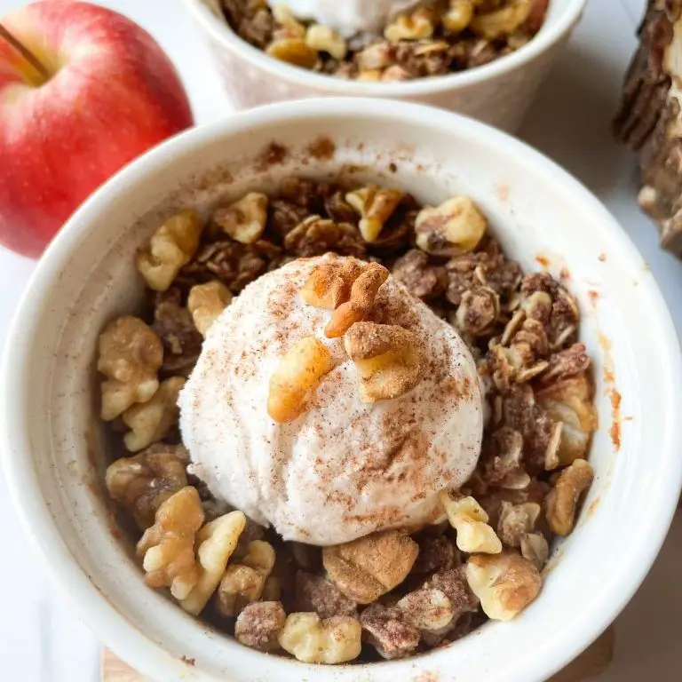 Monk Fruit Sweetened Apple Crisp