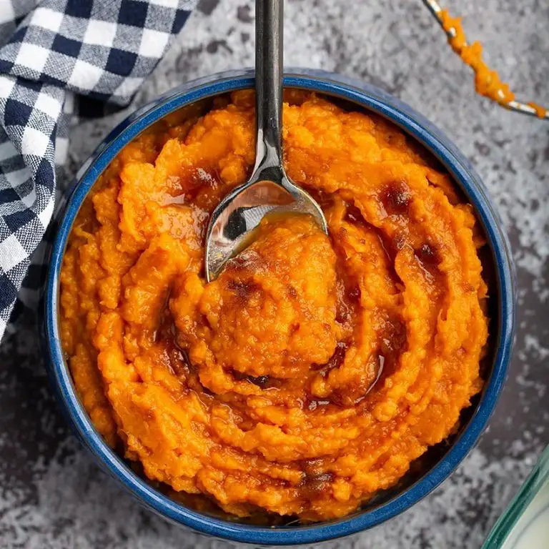 Nutmeg Brown Sugar Mashed Sweet Potatoes