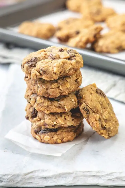 Oatmeal Raisin No Eggs Cookies