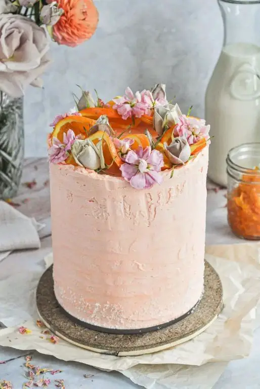Orange Blossom Cake Fondant