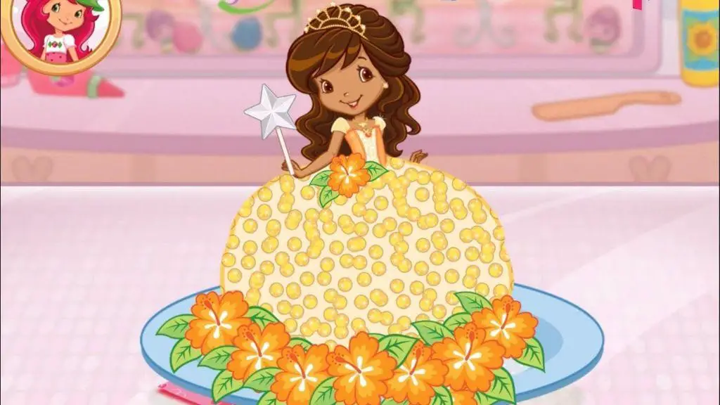 Orange Blossom Princess Cake