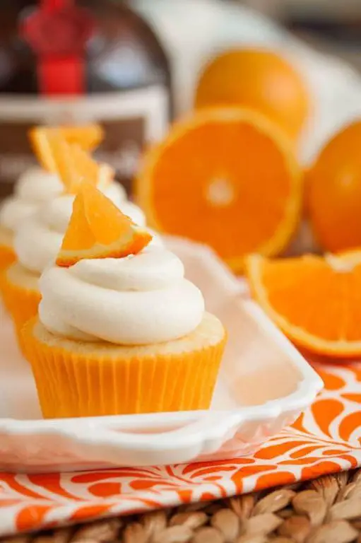Orange Slice Cupcakes
