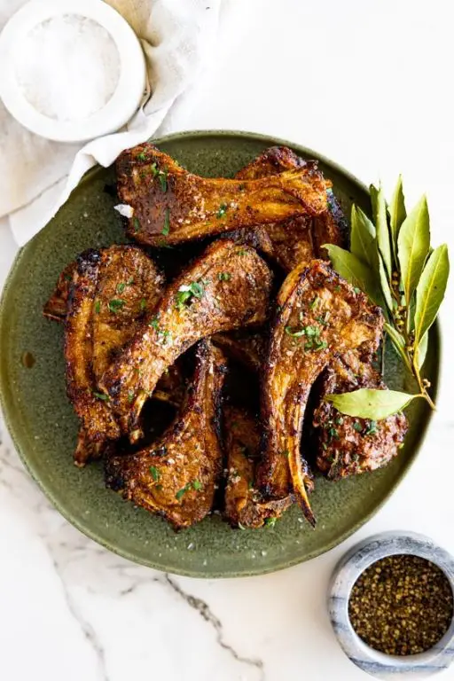 Orange and Ginger Air Fryer Lamb Chops