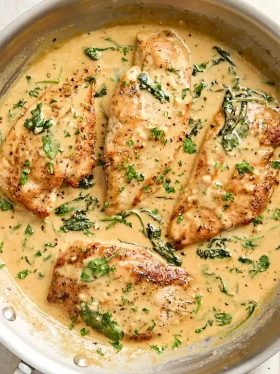 Pan Seared Chicken Breast with Creamy Dijon Sauce