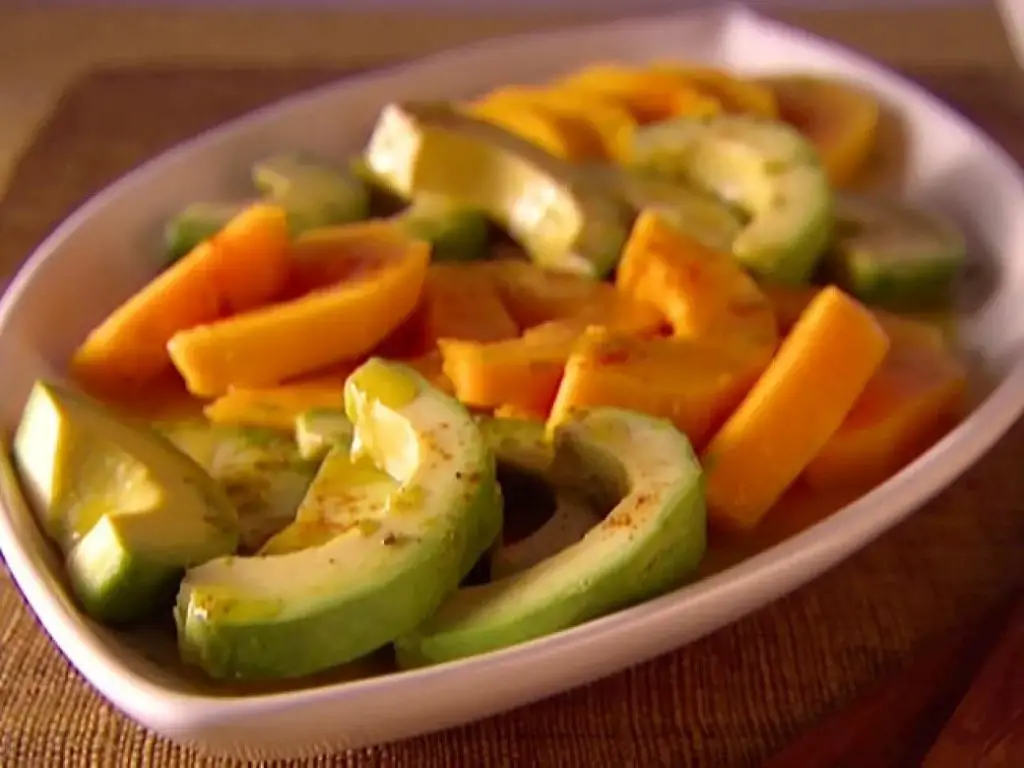 Papaya and Avocado Salad