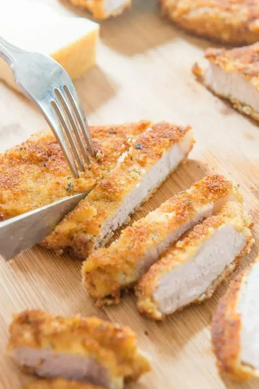 Parmesan Fried Pork Chops