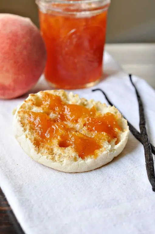 Peach Jam with Vanilla Bean