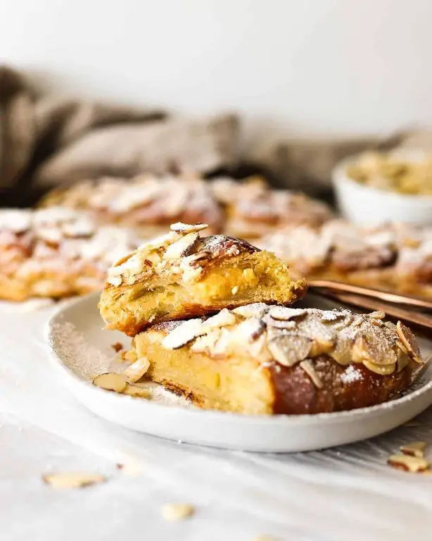 Peach and Almond Croissants