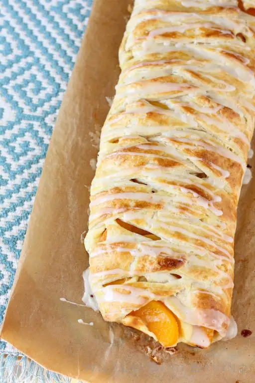 Peach and Cardamom Pastry Braid