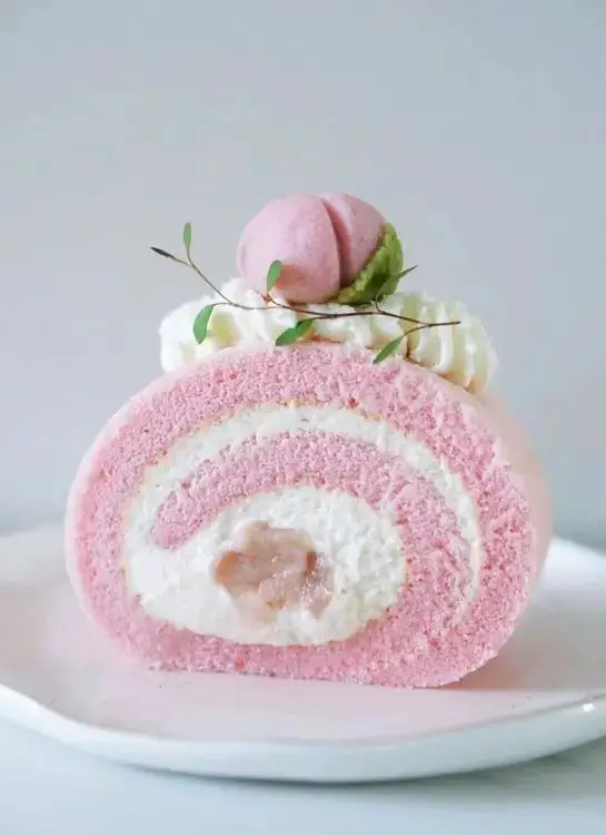 Peach and Coconut Pastry Rolls