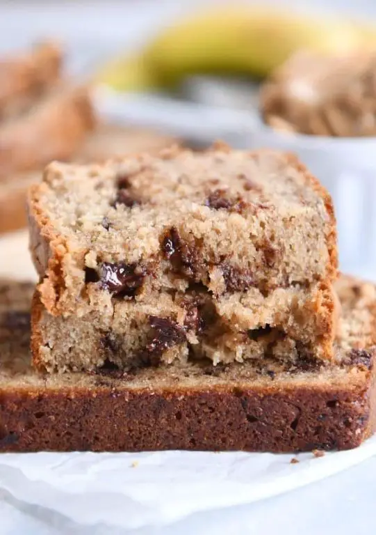 Peanut Butter Banana Quick Bread