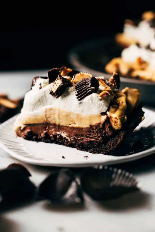 Peanut Butter Chocolate Layered Pie