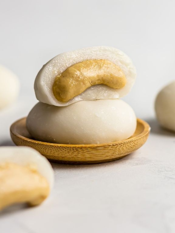 Peanut Butter Filled Mochi Balls