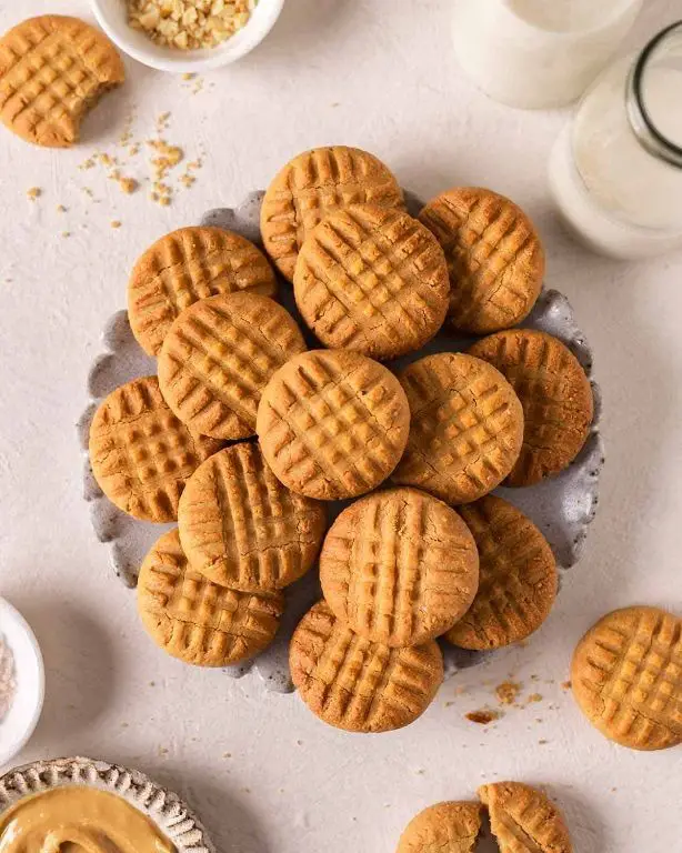 Peanut Butter No Eggs Cookies
