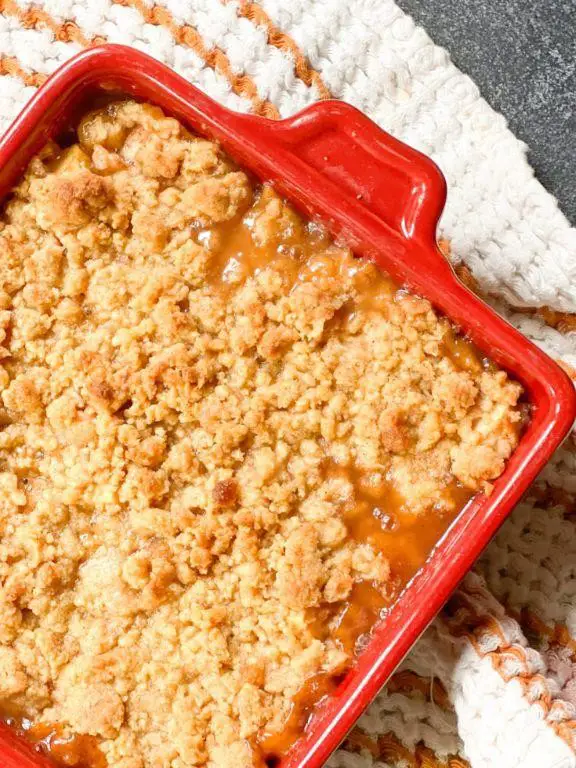 Pear and Apple Crumble