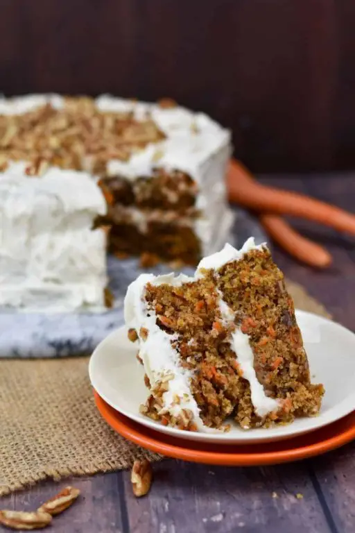 Pecan Flour Carrot Cake