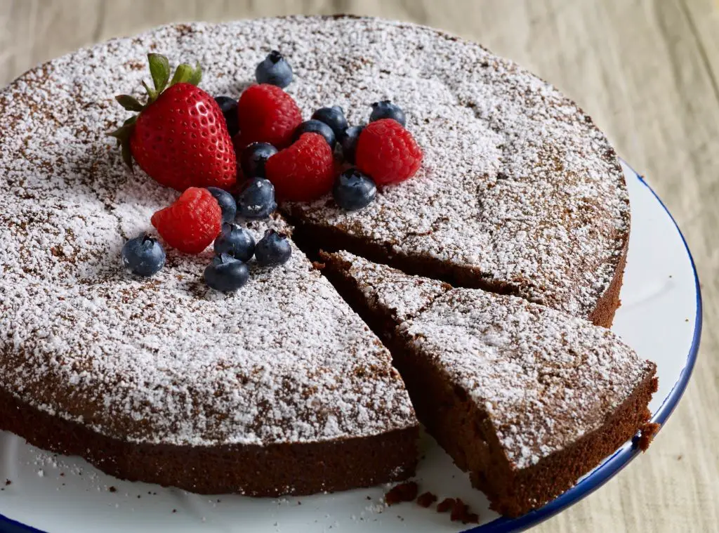 Pecan Flour Chocolate Cake
