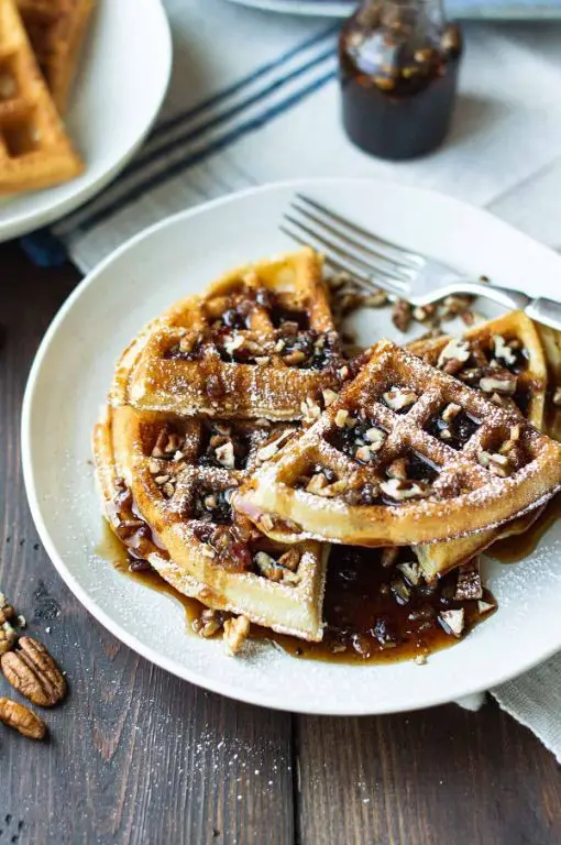 Pecan Flour Waffles
