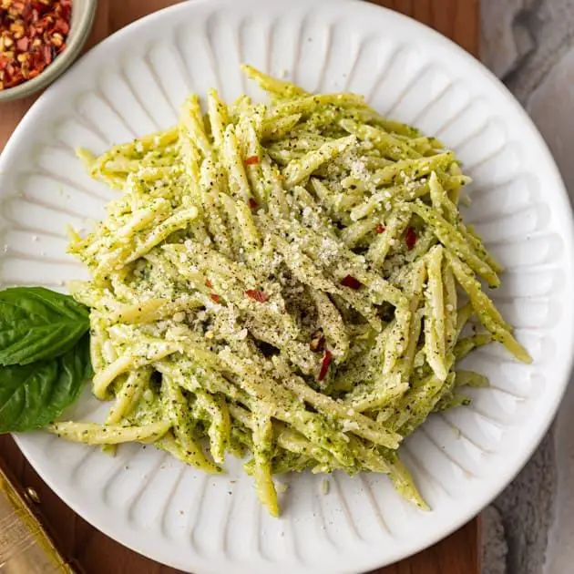 Pesto Genovese with Trofie Pasta