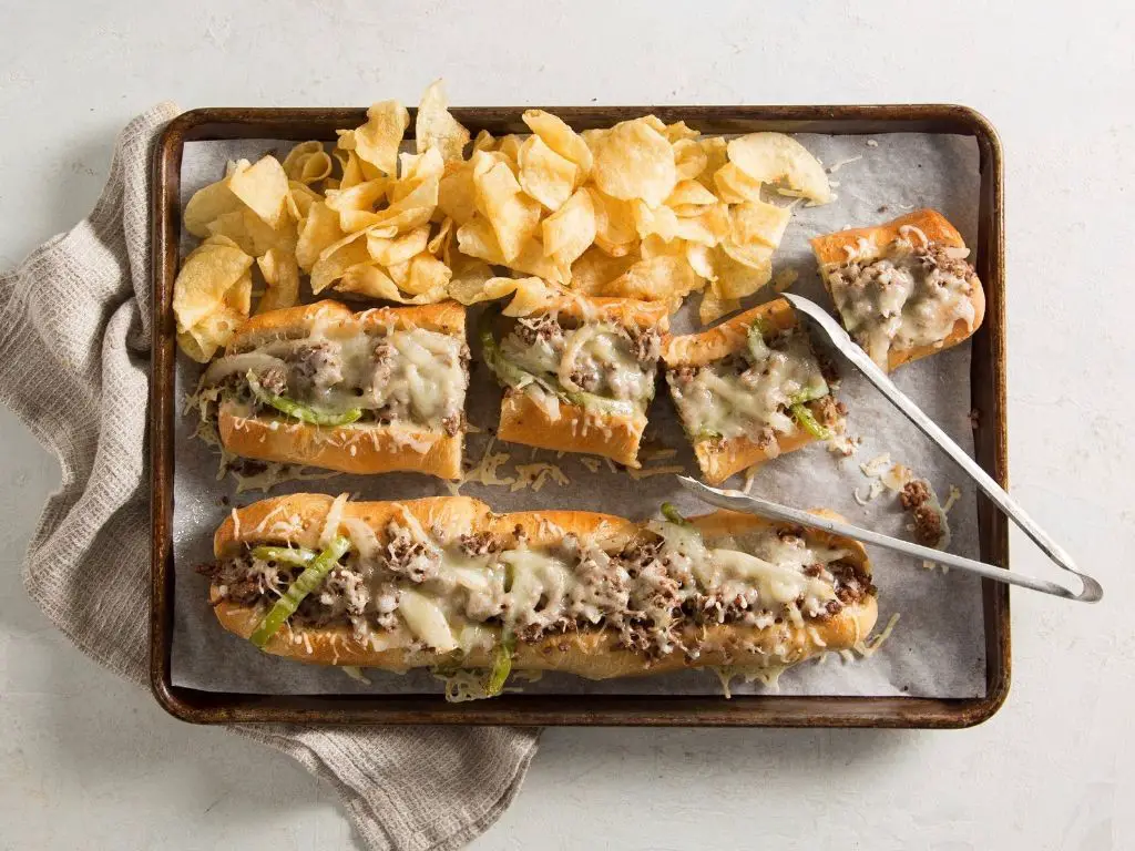 Philly Cheesesteak Stuffed French Bread
