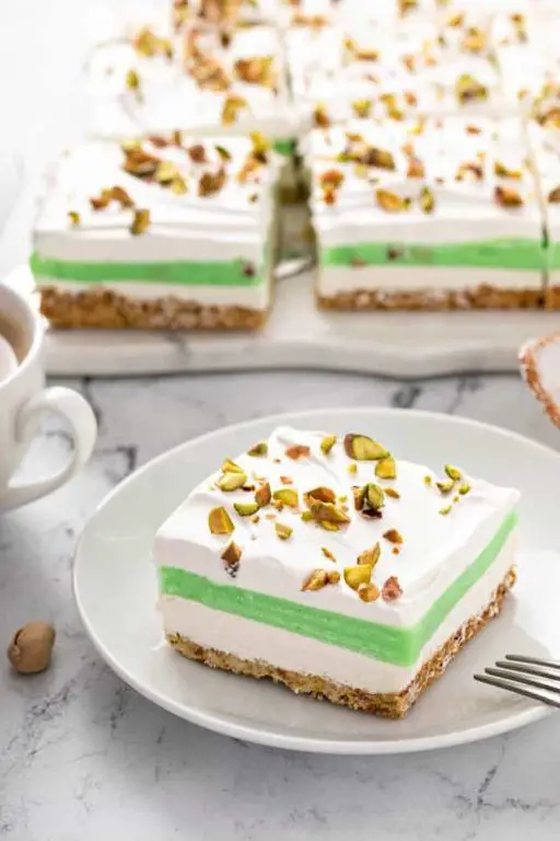 Pistachio Cream Layered Dessert